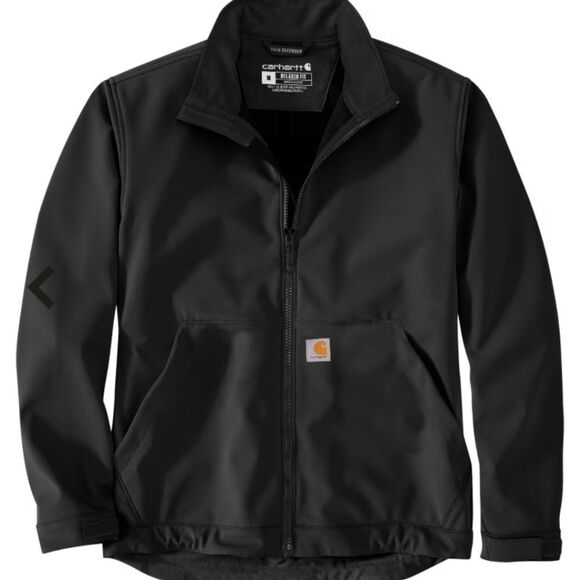 Carhartt Rain Defender Soft Shell Jacket- Black - Picture 1 of 9